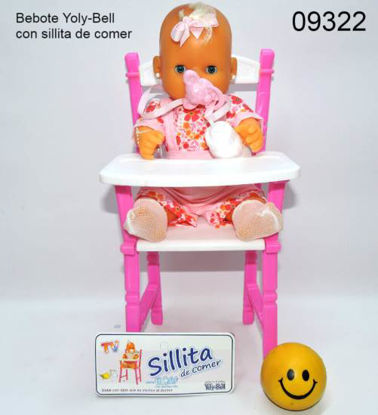 Imagen de BEBOTE YOLY BELL CON SILLITA DE COMER 5.24